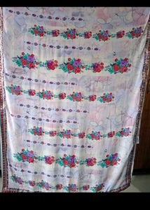 Floral Print Saree