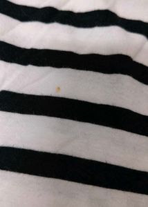 Striped Cropped Tee