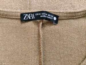 ZARA Sparkly Gold Top