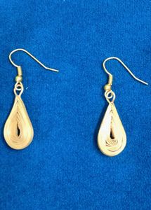 Bamboo Leaf Shape Drop Earrings