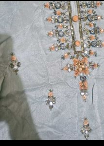 Beautiful Blue Kurta Set with Dupatta