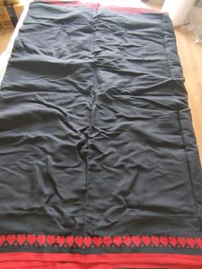 Black And Red Saree (Women's)