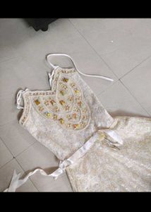 Party frock for kids girls with stones and heavy