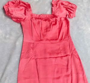 ✅ URBANIC Brand New Pink Off-Shoulder Midi Dress✅