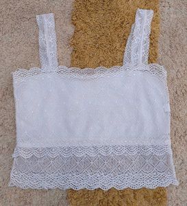 White Lace Bralette Top