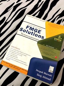 MEDICAL BOOK - FMGE Solutions 5th Edition