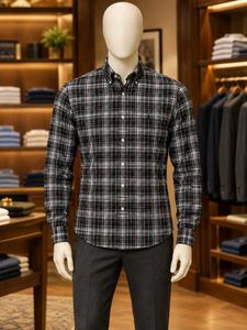 Men's Plaid Button-Down Shirt