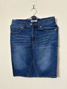 Denim Short Skirt