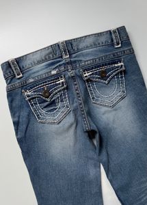 Y2K low rise bootcut jeans