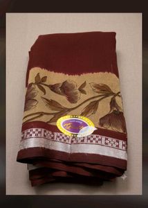 Beautiful Floral Print Saree