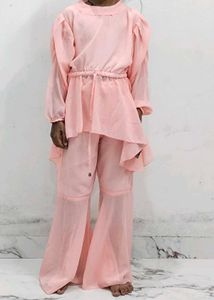 Pink Ethnic Kurta Set