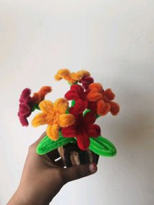 Cute Pipe Cleaner Potted Plant