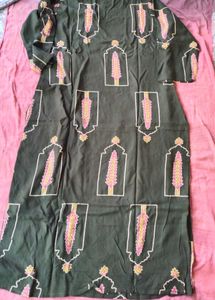 women pure cotton kurti