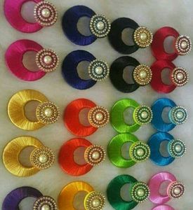 Handmade chandbali earrings