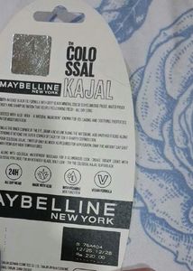 Maybelline Colossal Kajal - Deep Black( Unused)
