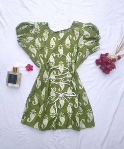 Paisley print corset kurti 🫶🏻