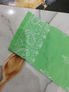 ADA Green Chikankari Kurta