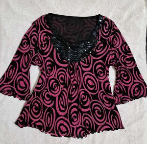 Y2k Vintage Desi Fairycore Chatpata Sequin Top