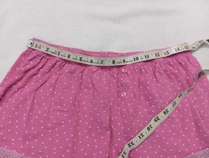 Cute Pink Polka Dot Pajama Shorts