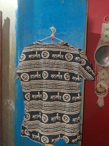 Unique Om &amp; Mahakal Print Kurta