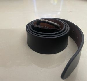 Classic Black Leather Belt