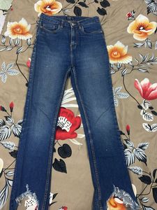 Dark Blue Denim Jeans