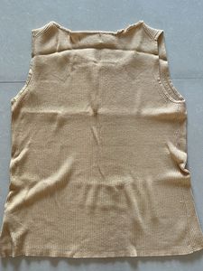 Ribbed Knit Sleeveless Top