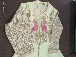 BIBA Brand Unused Light Green Anarkali Kurti