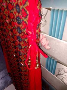 Elegant Red kurti for women