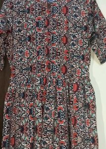 Floral Print Midi Dress