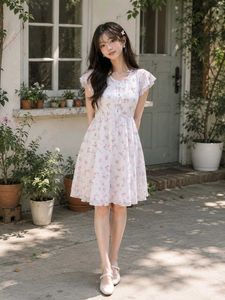 floral knee length dress 🌸🌺