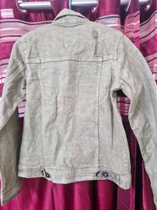 Stylish Tan Corduroy Jacket
