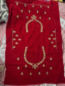 NEW BRIDAL/NON BRIDAL Red Velvet Lehenga