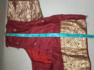 Silk Jari Maroon Blouse
