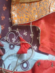 new orange and gold Blouse