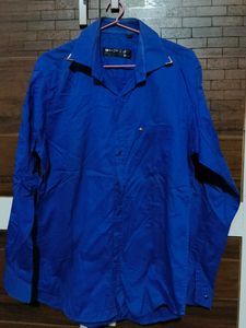 Royal Blue Party Wear Shirt
