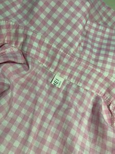 Pink Gingham Collared Shirt