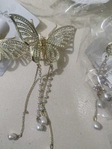 7 Sparkling Butterfly Hair Claw clip