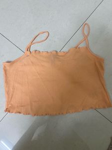 Orange Cami Tank Top