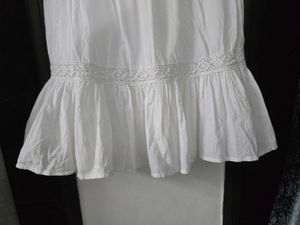 White Strapless  Dress bust 36