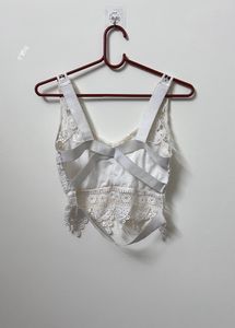 White Lace Tank Top