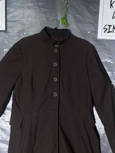 Elegant Brown Women's Coat
