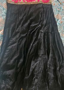 Anarkali Suit In BLACK WITH thread Embroidery