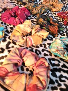Colorful Scrunchie Collection ✨ (Pack Of 12)