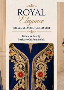 Royal Blue handwork