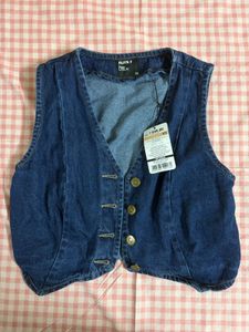 Y2k Denim Vest