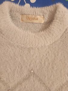 Cozy Embellished Knit Sweater