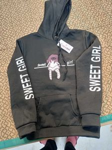Cute Black "Sweet Girl" Hoodie