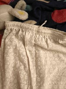 Embroidered Palazzo Pants