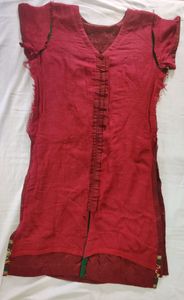 Red &amp; Green Salwar Kameez Suit + Dupatta